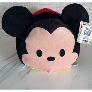 Disney Mickey Mouse Pillow‎ Tsum Tsum Large 10" Pillow Plush Stuffed Animal New!